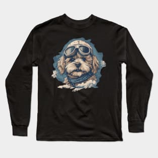 Aviator Maltipoo Long Sleeve T-Shirt